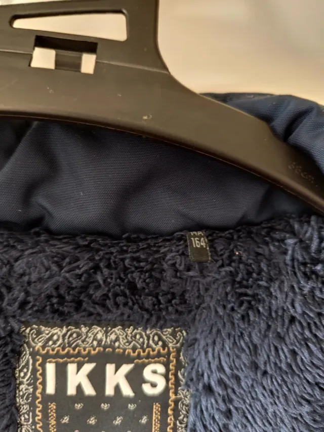 Cazadora IKKS niño con capucha, talla 14, 164cm