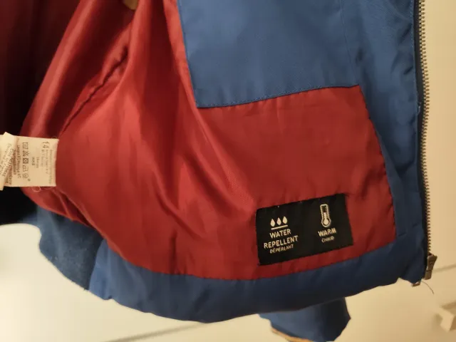 Cazadora IKKS niño con capucha, talla 14, 164cm