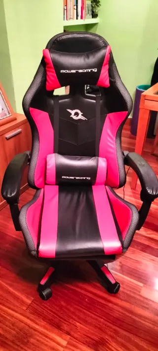 Silla Gaming Powergaming Negra y Roja