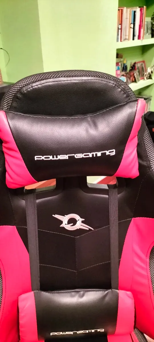 Silla Gaming Powergaming Negra y Roja