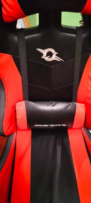 Silla Gaming Powergaming Negra y Roja