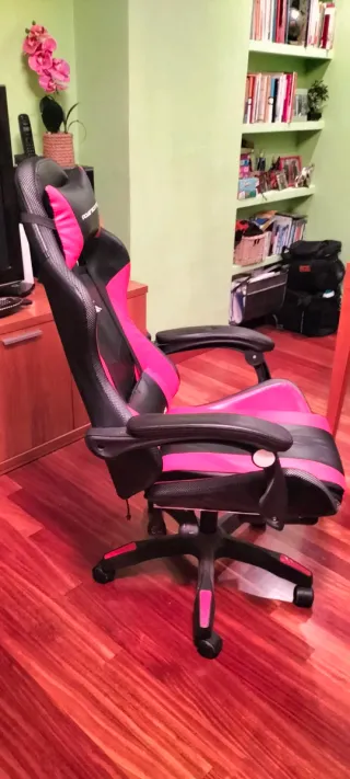 Silla Gaming Powergaming Negra y Roja