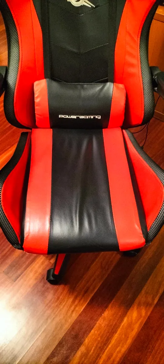 Silla Gaming Powergaming Negra y Roja