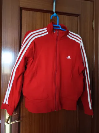 Chaqueta Adidas Roja Mujer Talla XL