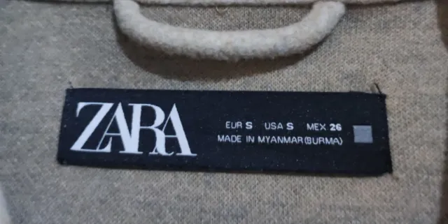 Parka/Sobrecamisa Zara Beige Talla M