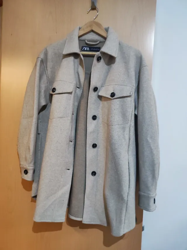 Parka/Sobrecamisa Zara Beige Talla M