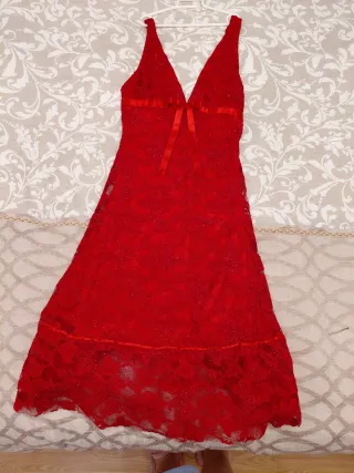 Vestido de fiesta rojo