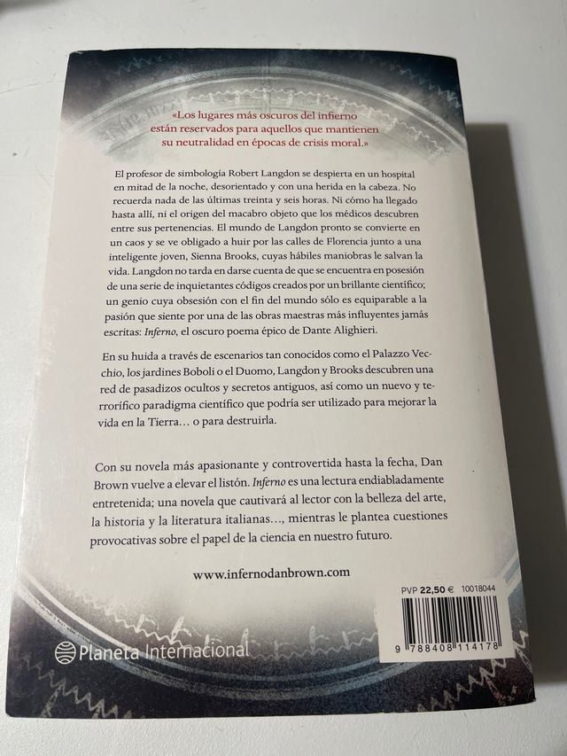 Inferno (Versión española) (Spanish Edition)