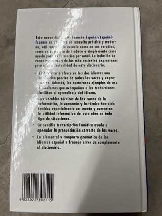 Diccionario francés español 