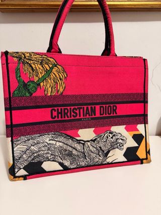 Bolso Christian Dior Book Tote Multicolor