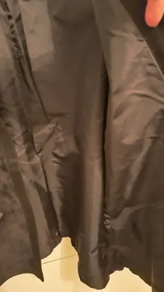 Giacca scamosciata nera