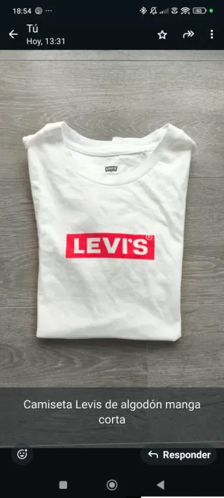 Camiseta Levi's Blanca