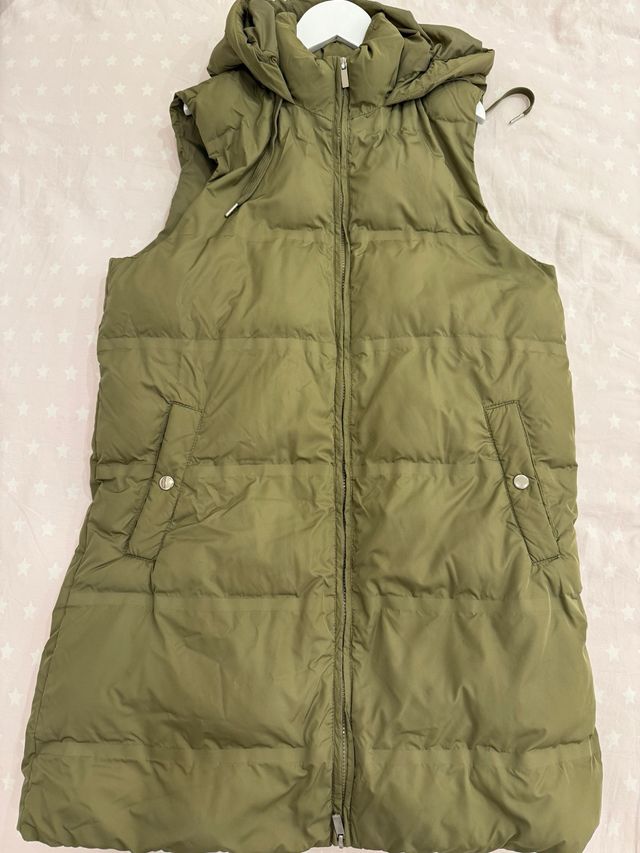 Chaleco acolchado verde