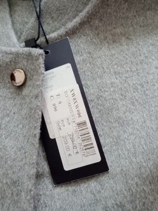 Abrigo Tommy Hilfiger Gris