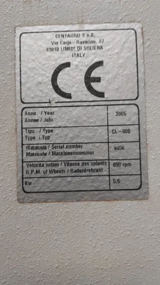 CENTAURO Sierra de cinta 800