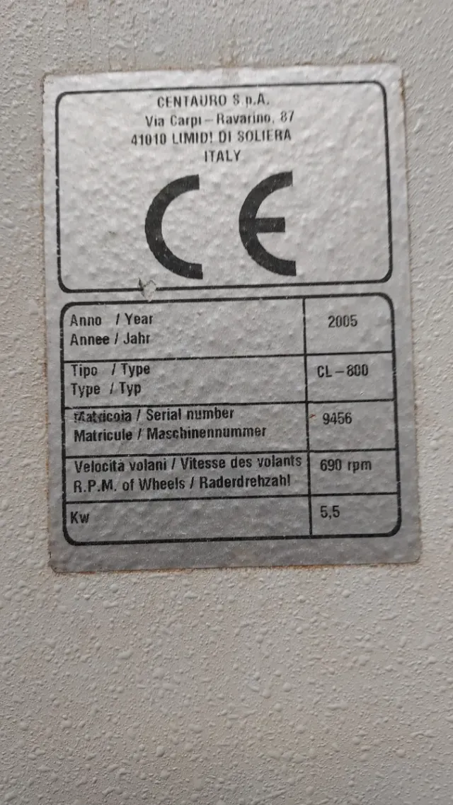 CENTAURO Sierra de cinta 800
