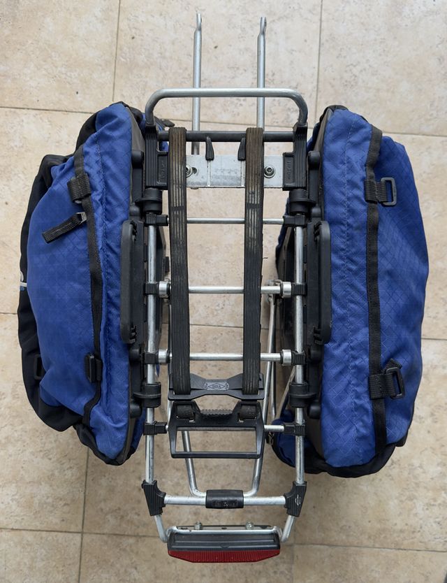 Alforjas Beuer Rack Pack II para bicicleta