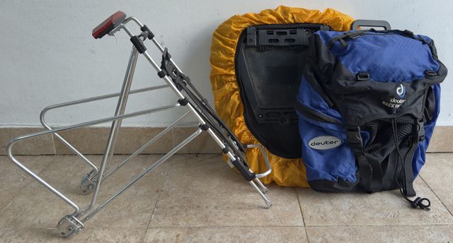 Alforjas Beuer Rack Pack II para bicicleta