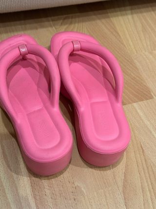 Chanclas plataforma rosa Melissa