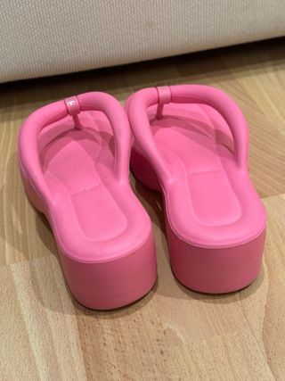 Chanclas plataforma rosa Melissa