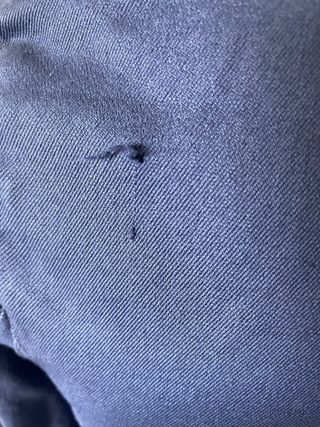 Chaqueta vaquera entallada azul