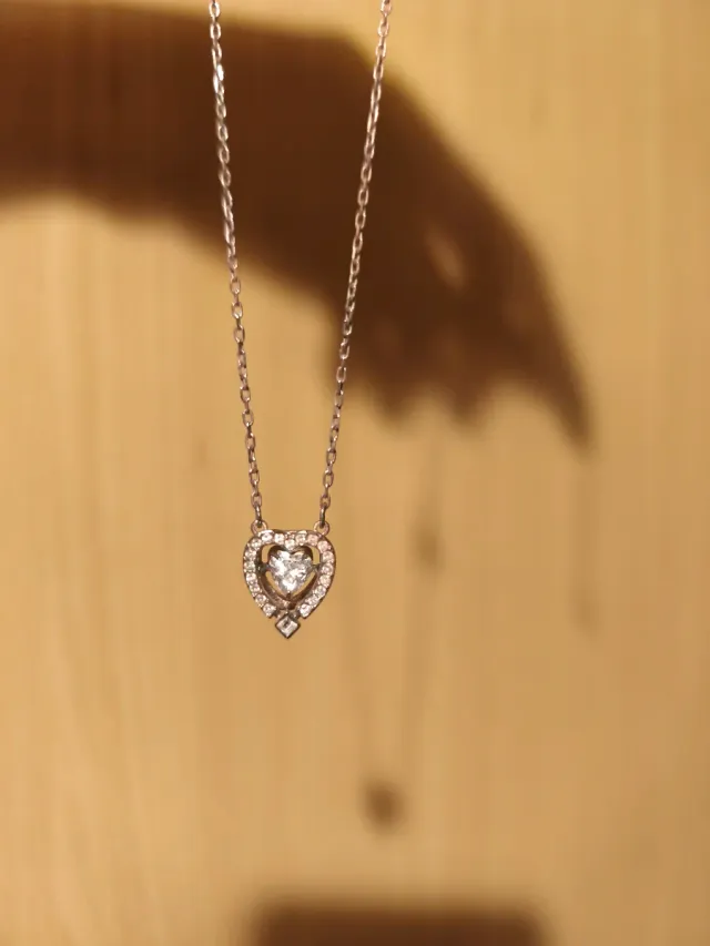 Colgante Corazón Swarovski con Circonitas