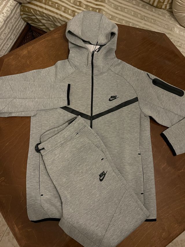 Nike Tech Fleece Mix Full Zip Gris