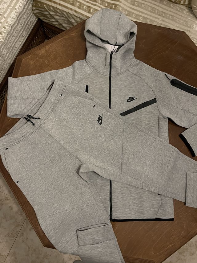 Nike Tech Fleece Mix Full Zip Gris