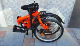 Bicicleta plegable B'Twin 500 Naranja