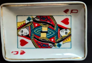 Dispensador de naipes de cerámica