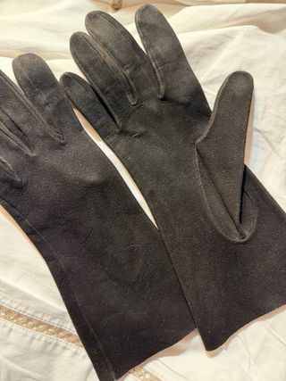 Guantes Ante Loewe Mujer Años 50/60