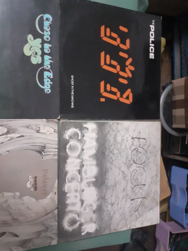 Lote 6 Vinilos Rock: Police, Yes, Faces