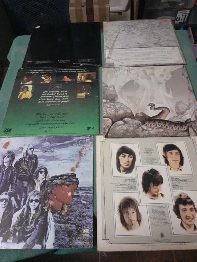 Lote 6 Vinilos Rock: Police, Yes, Faces