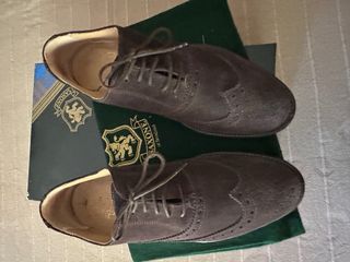 Francesina scamosciata Sax testa di moro