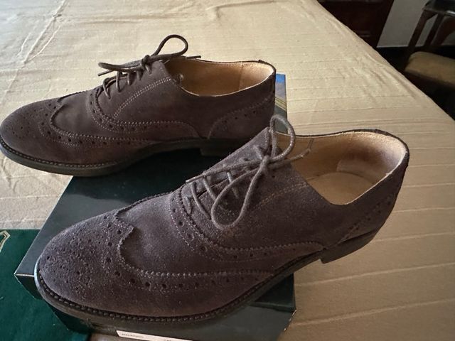 Francesina scamosciata Sax testa di moro