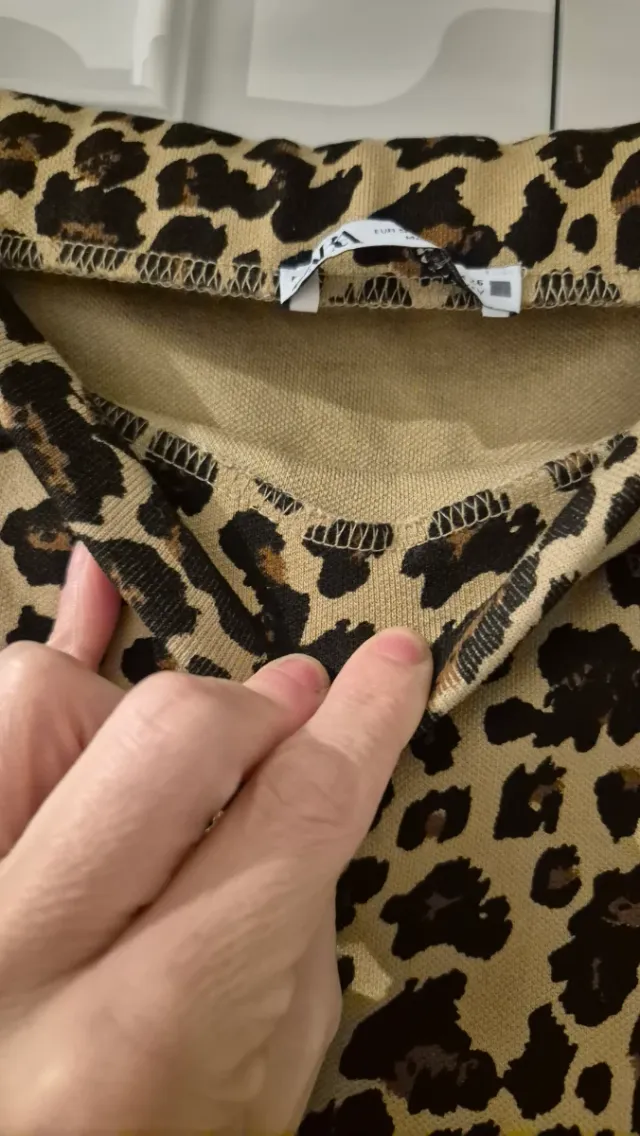 Falda Zara animal print