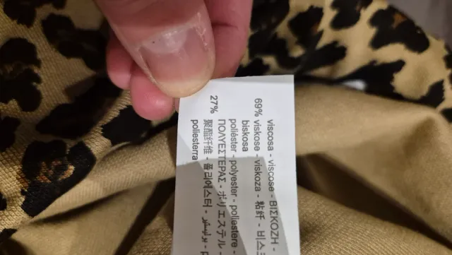 Falda Zara animal print