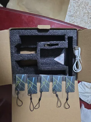 Cerradura inteligente negra