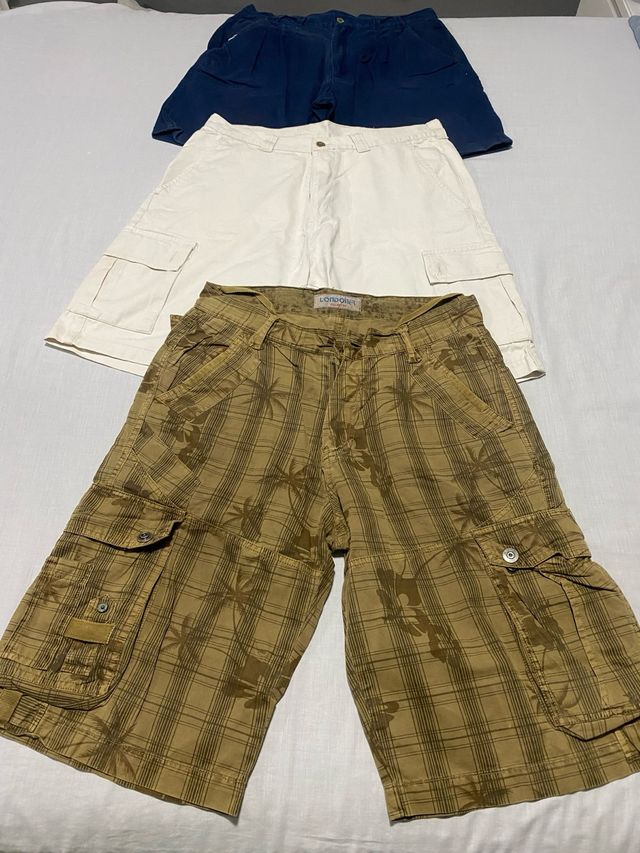Lote 3 bermudas hombre Talla 40-42