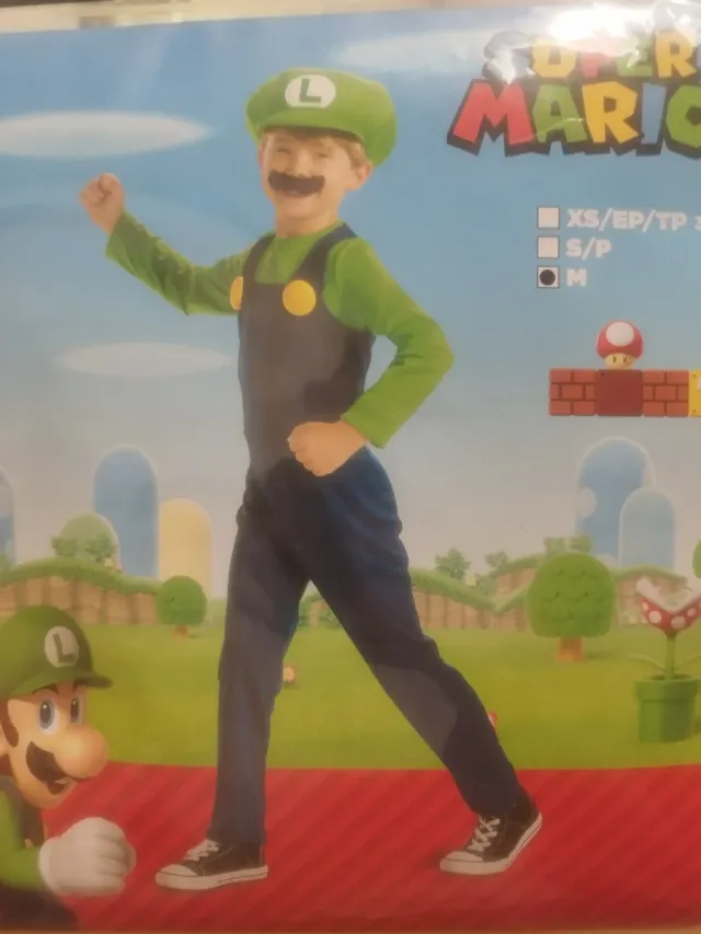 Disfraz Luigi Super Mario Talla M (7/8)
