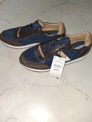 Zapatillas Sfera Talla 45 Azul/Marrón
