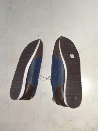 Zapatillas Sfera Talla 45 Azul/Marrón