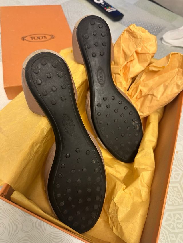 Ballerina aperta Tod's beige/marrone