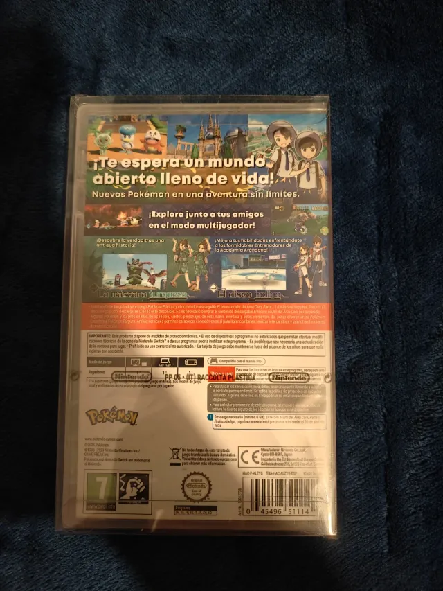 Pokémon Púrpura + DLC Tesoro del Área Cero