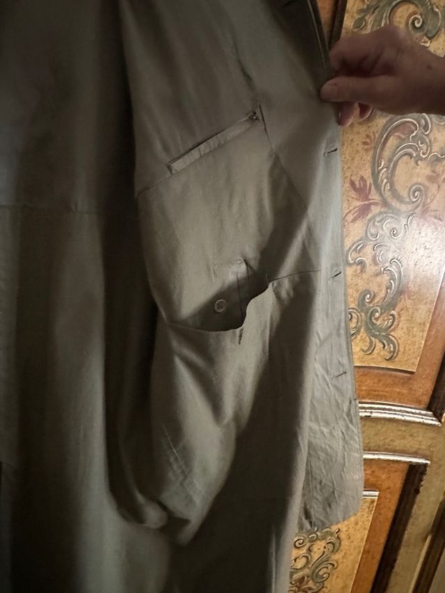 Impermeabile Alberto Aspesi Uomo Verde Taglia M