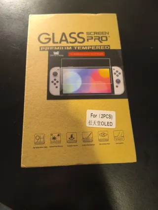 Protector Pantalla Cristal Nintendo Switch OLED