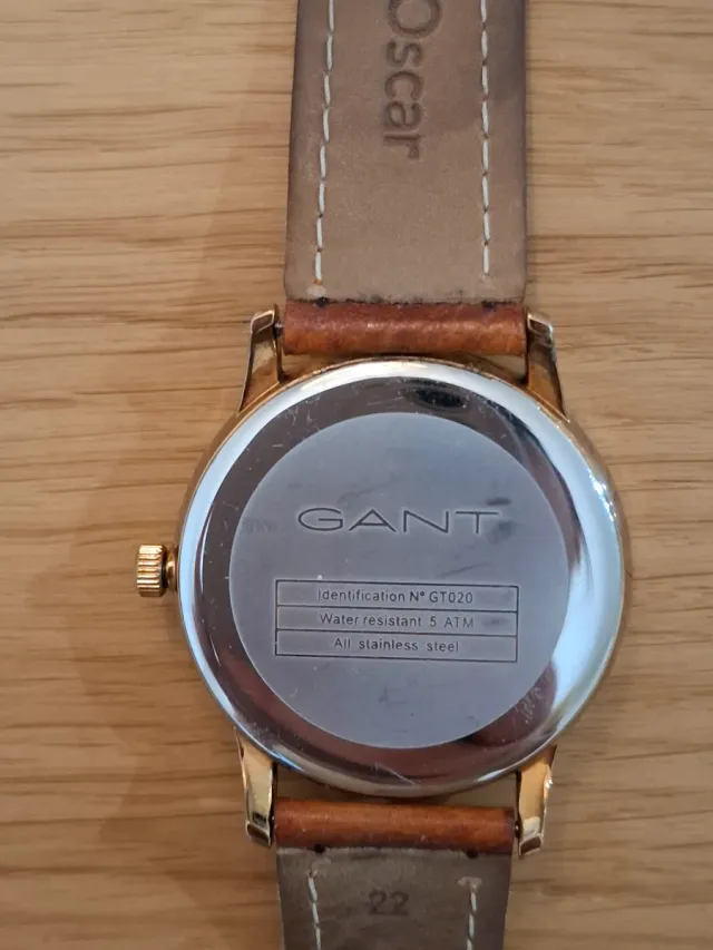 Reloj Gant Hombre Marrón y Blanco