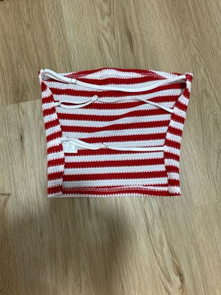 Conjunto Top y Pantalón Corto Rayas