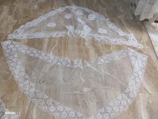 Lote antiguo falda fallera y mandiles