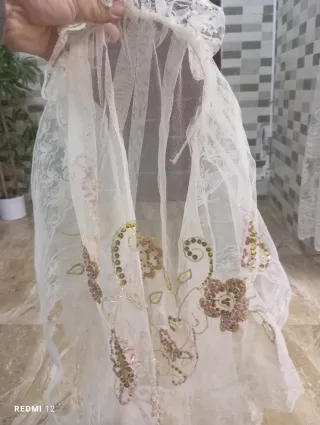 Lote antiguo falda fallera y mandiles